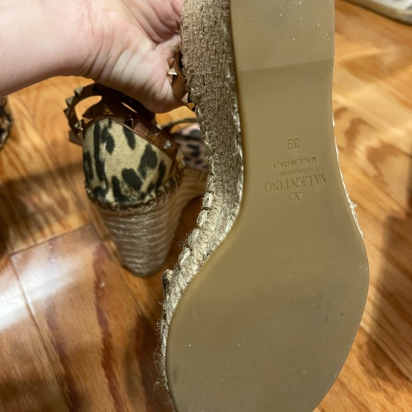 Valentino Espadrille Wedges 39 Worn Twice - Picture 4 of 9